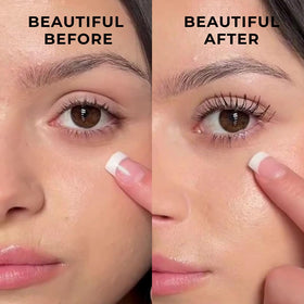 Honeybee Gardens Bellissima Coffee Bean lashes show natural depth.