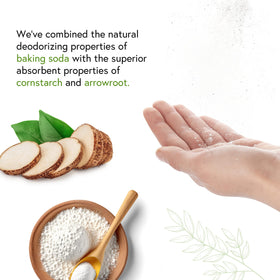 Honeybee Gardens Deodorant Powder anti-chafe use suits sensitive skin.