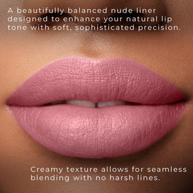 Honeybee Gardens lipstick with mineral pigments for long-wearing color on lips.