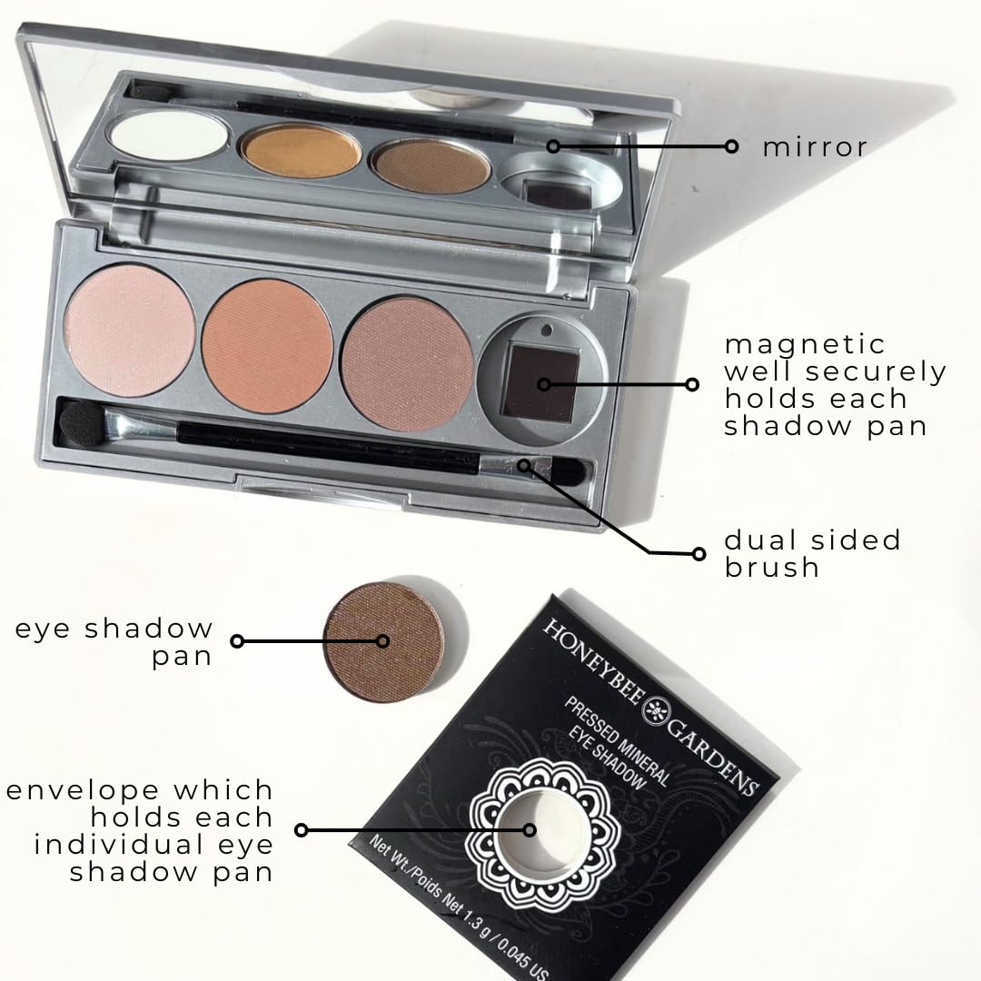 Honeybee Gardens Skinny Dip Charcoal shade swatch, deep matte for drama.
