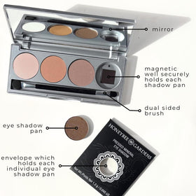 Honeybee Gardens Skinny Dip Charcoal shade swatch, deep matte for drama.