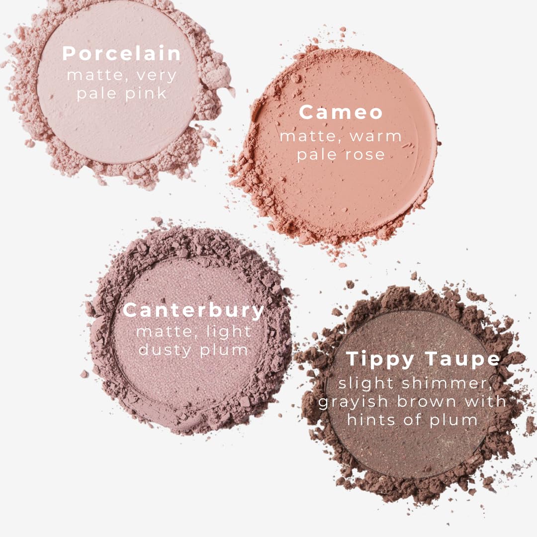 Honeybee Gardens Skinny Dip Cream shade swatch, rich pigment for bold lids.