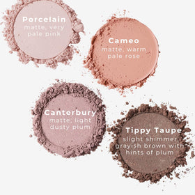 Honeybee Gardens Skinny Dip Cream shade swatch, rich pigment for bold lids.