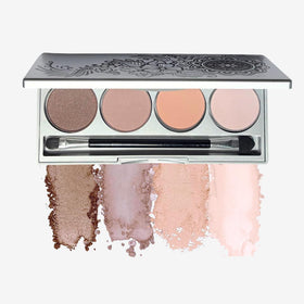 Honeybee Gardens Skinny Dip Eye Shadow Palette front view, travel-friendly compact.