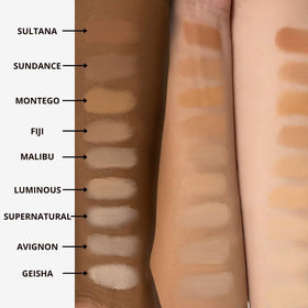 Honeybee Gardens talc-free vegan formula presented for everyday comfortable wear.