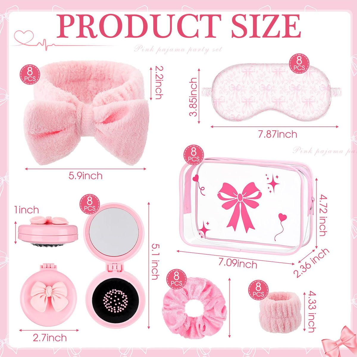Honeydak folding hairbrush with mirror for travel