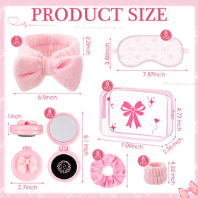 Honeydak folding hairbrush with mirror for travel