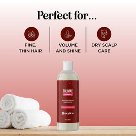 HONEYDEW Folimax color-safe formula image emphasizes dye-friendly hair care.