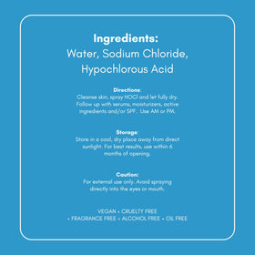 Honeydew Labs HOCl spray scent notes emphasize light pool-like aroma