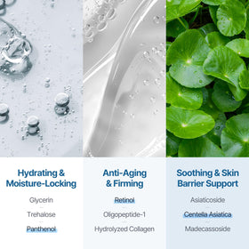 Honeydew Labs patch with retinol and peptides for skin nourishment.