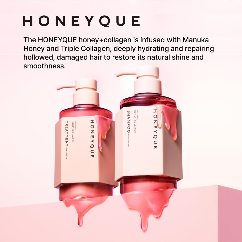 HONEYQUE Rich Gloss fragrance presents a light floral honey scent for daily use