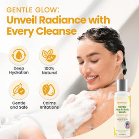 Honeyskin fragrance-free cleanser; a pH-balanced formula for all skin types.