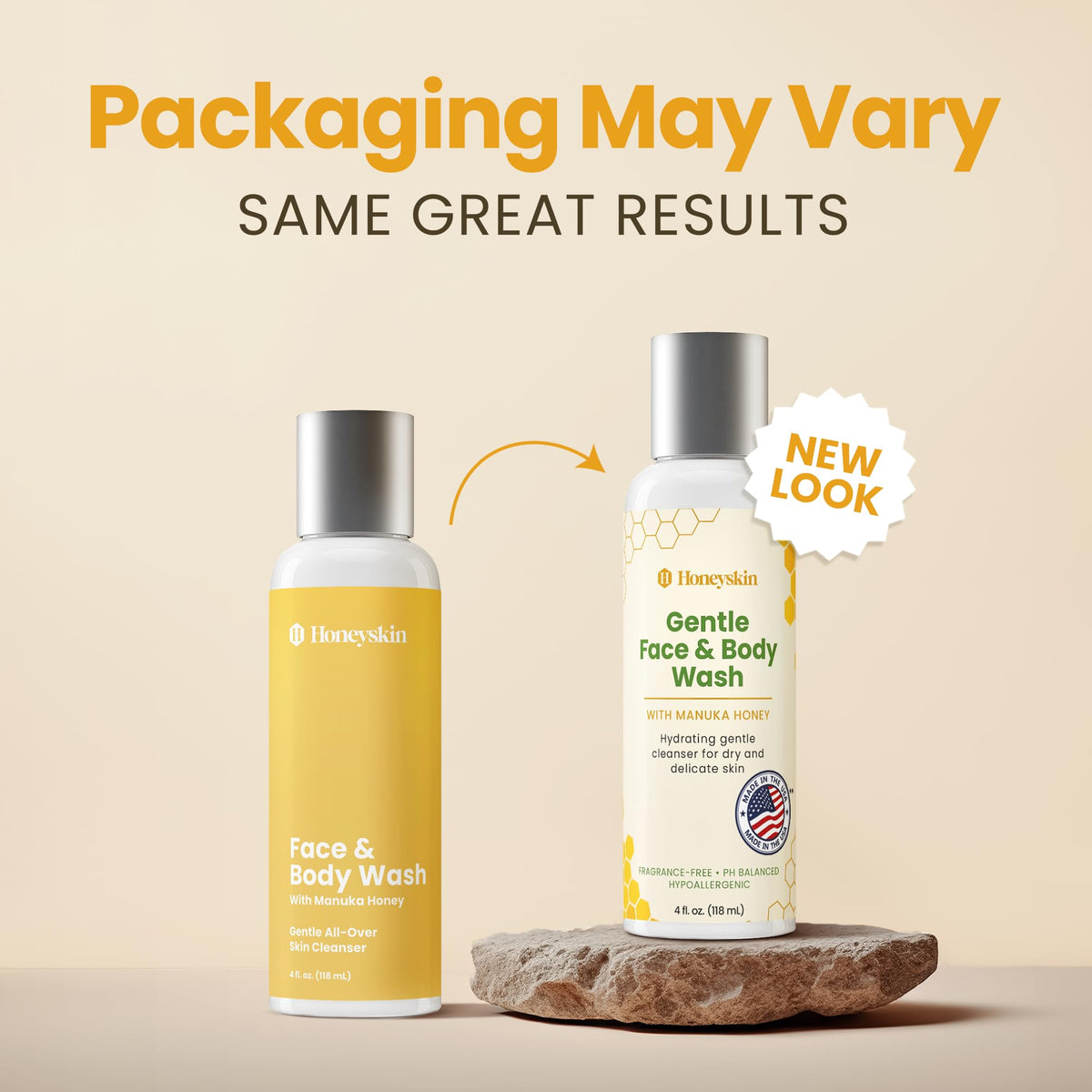 Honeyskin manuka-honey ingredient close-up highlighting deep hydration and nourishment.