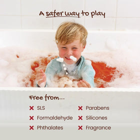 Honeysticks safe-bath-time features plant-based, non-toxic formula