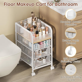 Hongtamoya cart built with durable MDF and steel for long-lasting storage.
