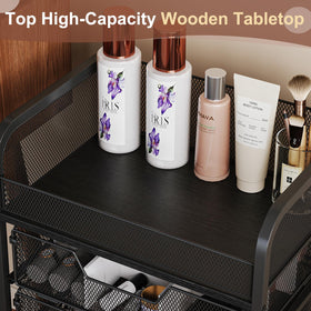 Hongtamoya assembly-friendly storage cart with labeled parts.