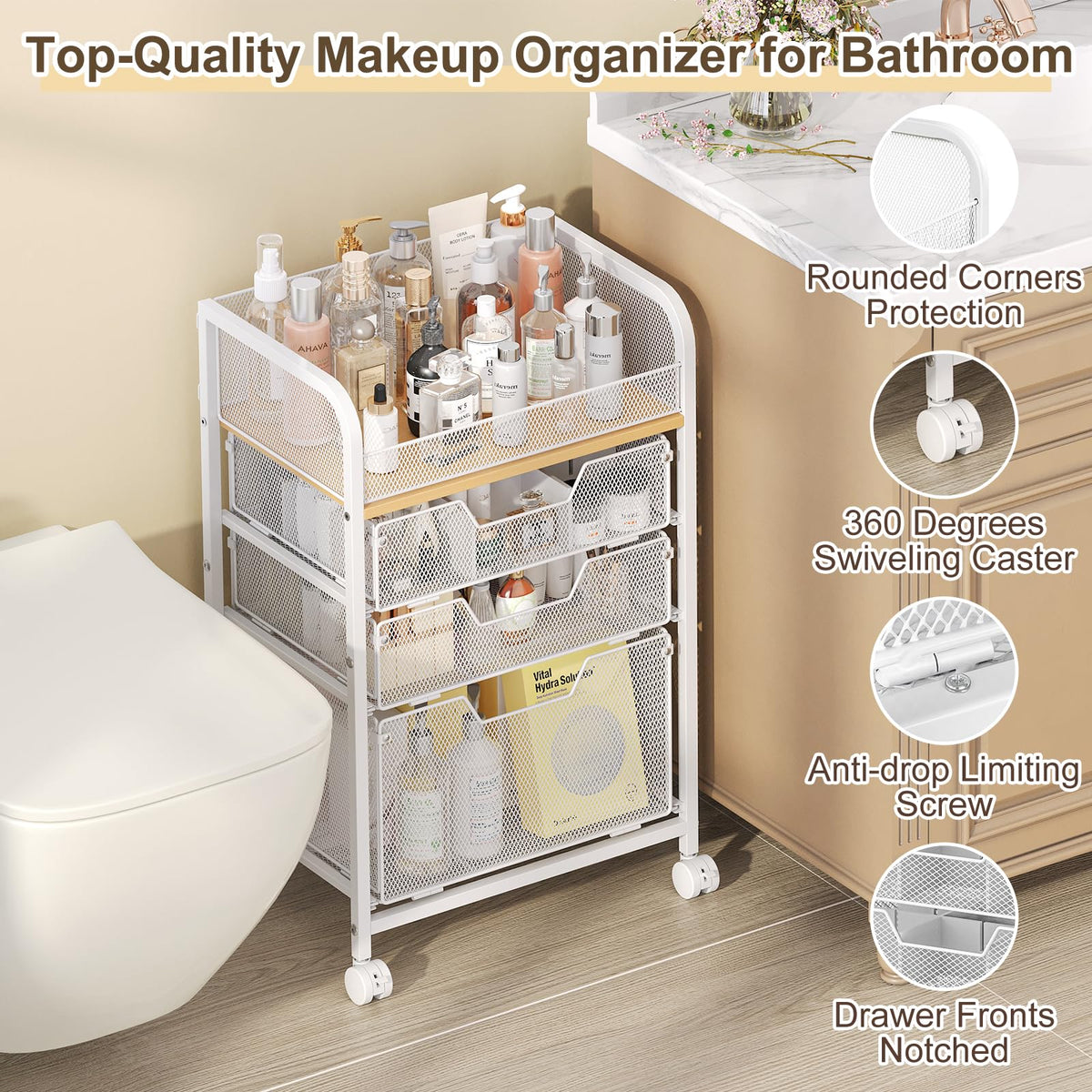 Hongtamoya lipstick-drawer section keeps lip products neatly organized