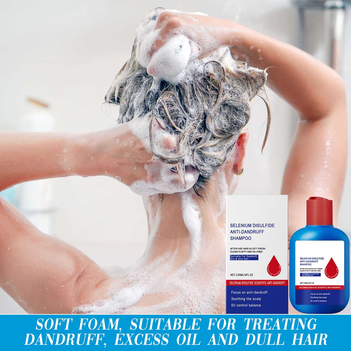 HONGYUNDA natural plant extracts provide gentle scalp care and nourishment.
