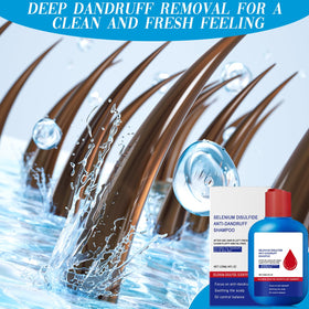 HONGYUNDA oil-control refreshing foam demonstrates clean, oil-free hair all day.