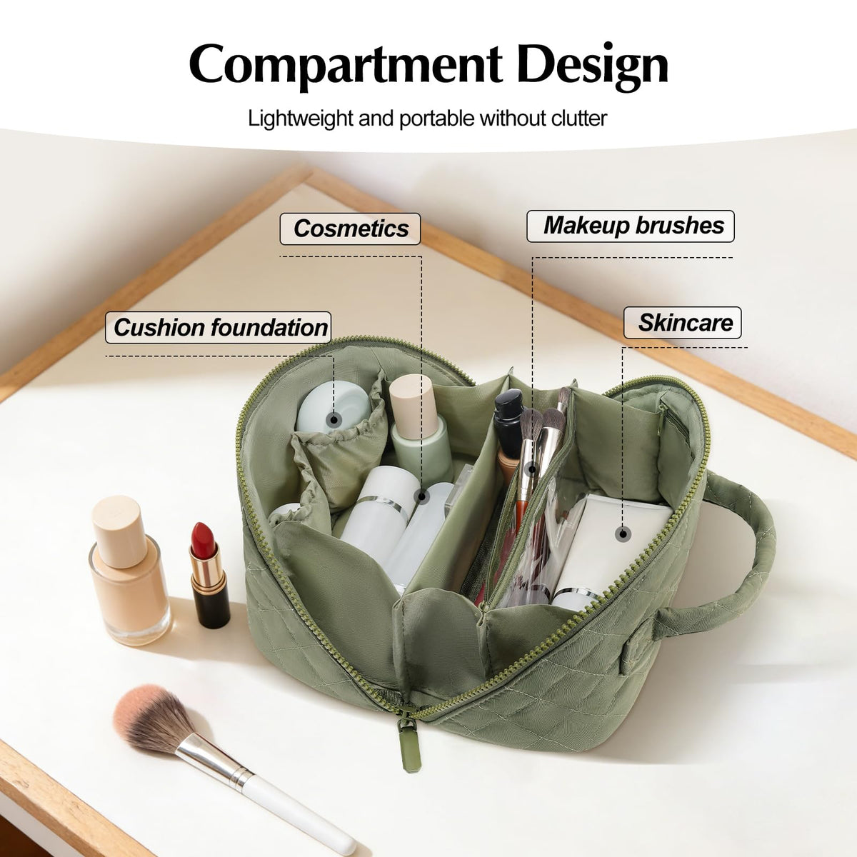 honitty small cosmetic pouch ideal as a compact touch-up kit