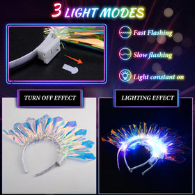 HONLYNE LED headband elegant design adds subtle sparkle to outfits