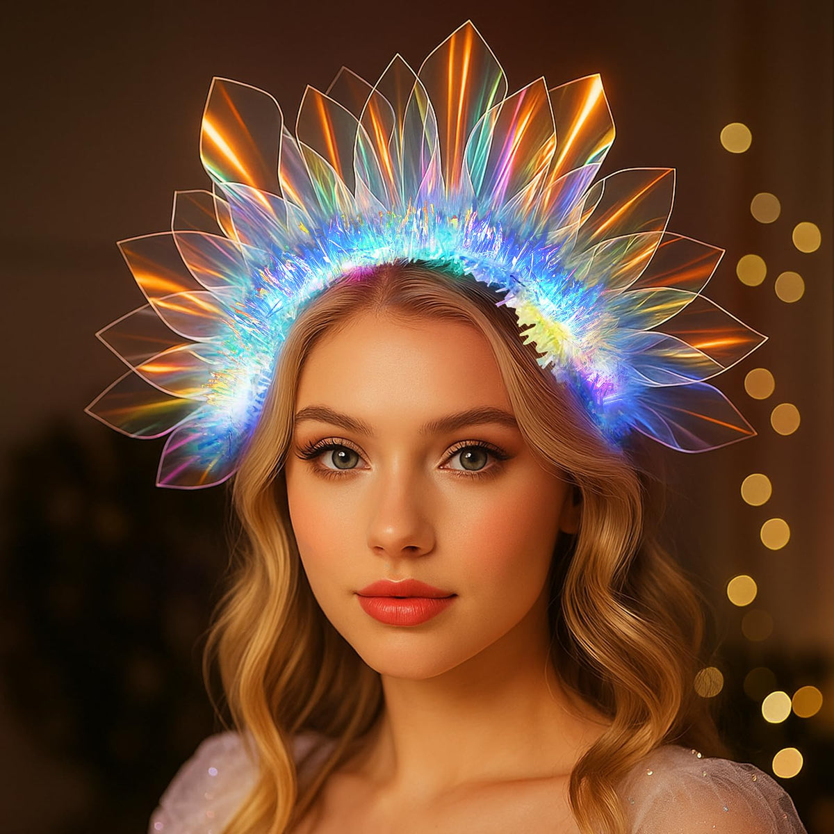 HONLYNE LED headband in TPU offers comfortable wear for long events.