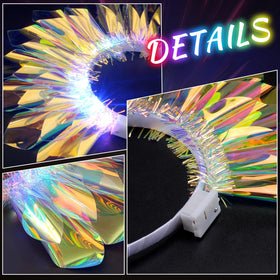 HONLYNE glow headband supports comfortable night-long use during parties
