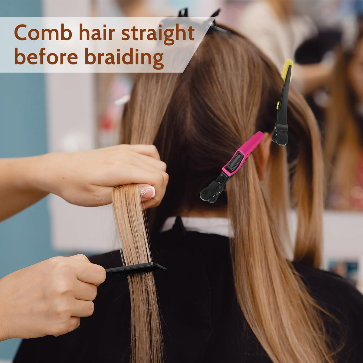 Honoson hair braider side view shows compact design.