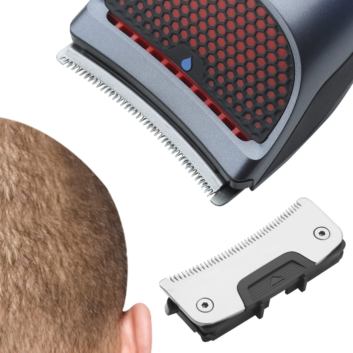 HONTEC easy-install demo for Remington HC4250 highlights quick blade refresh.
