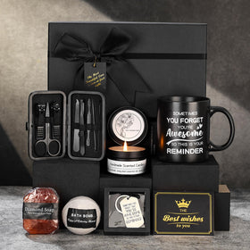 Honxicur gifts for men packaging, premium self-care set ready to gift