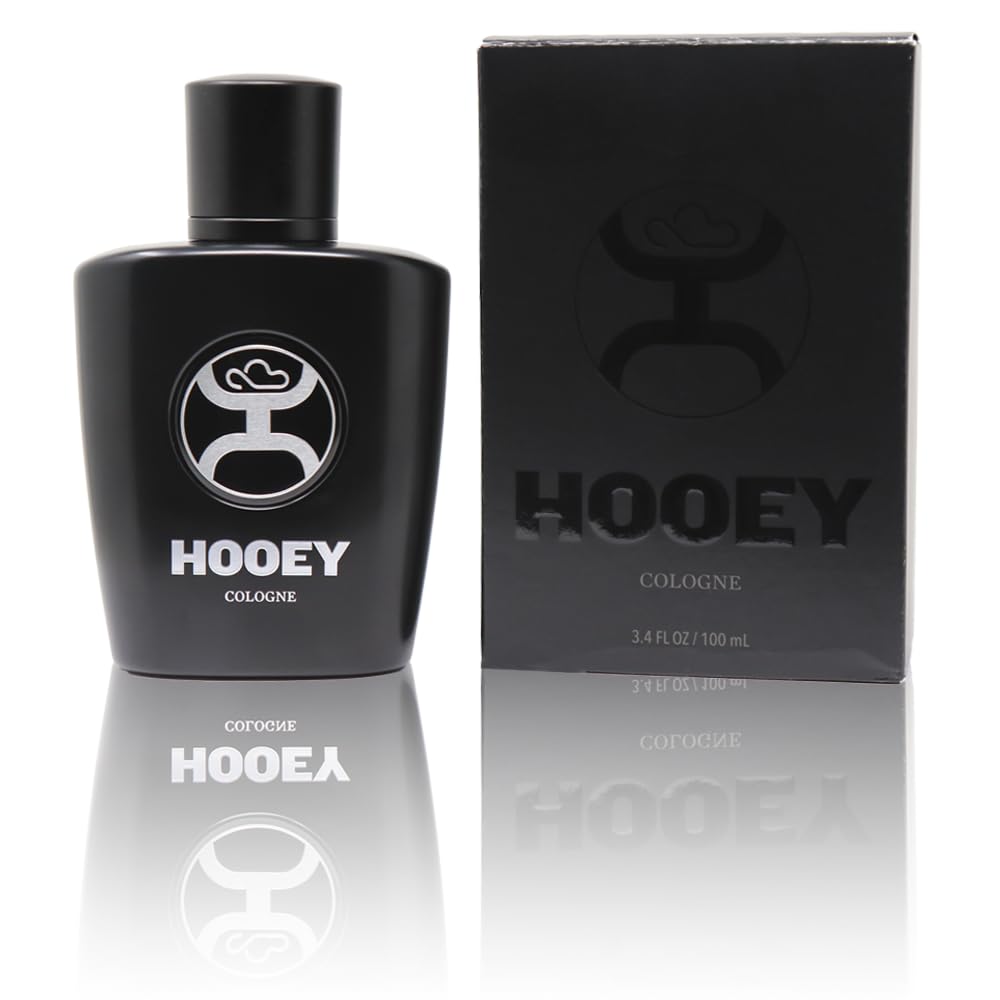 HOOEY men's cologne bottle with magnetic top for easy, premium application.