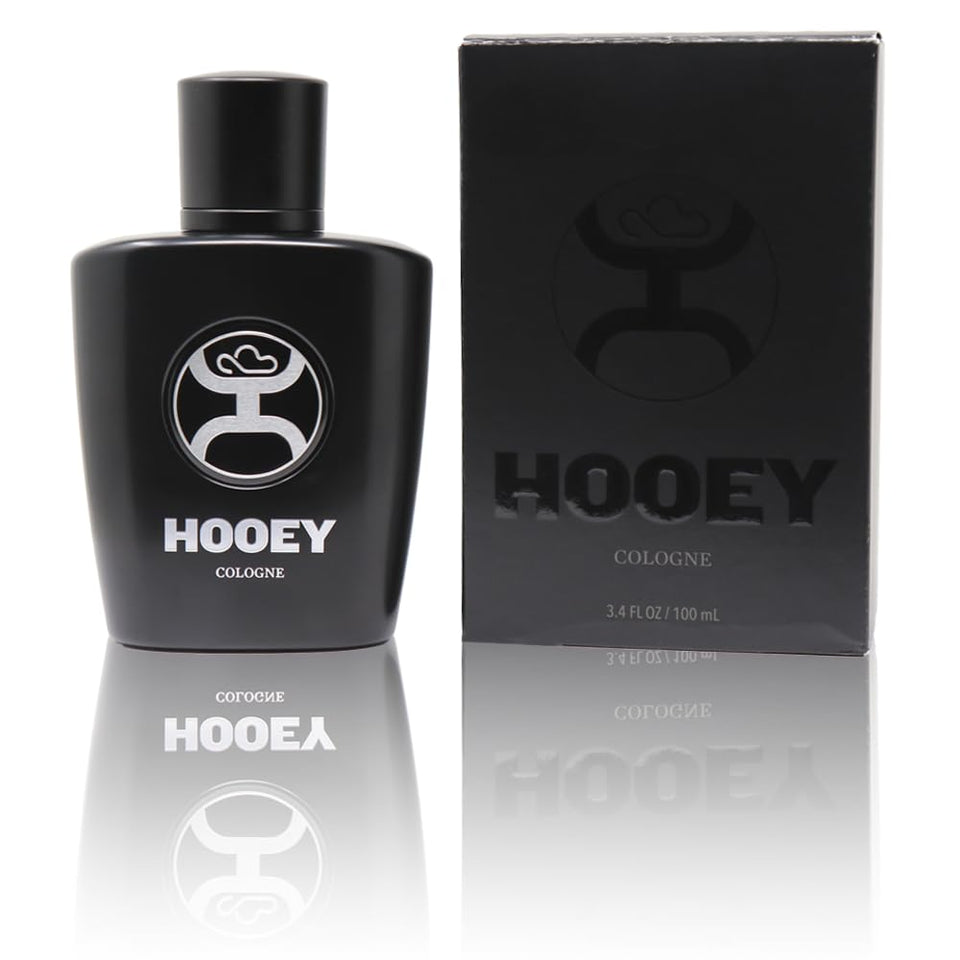 HOOEY men's cologne bottle with magnetic top for easy, premium application.