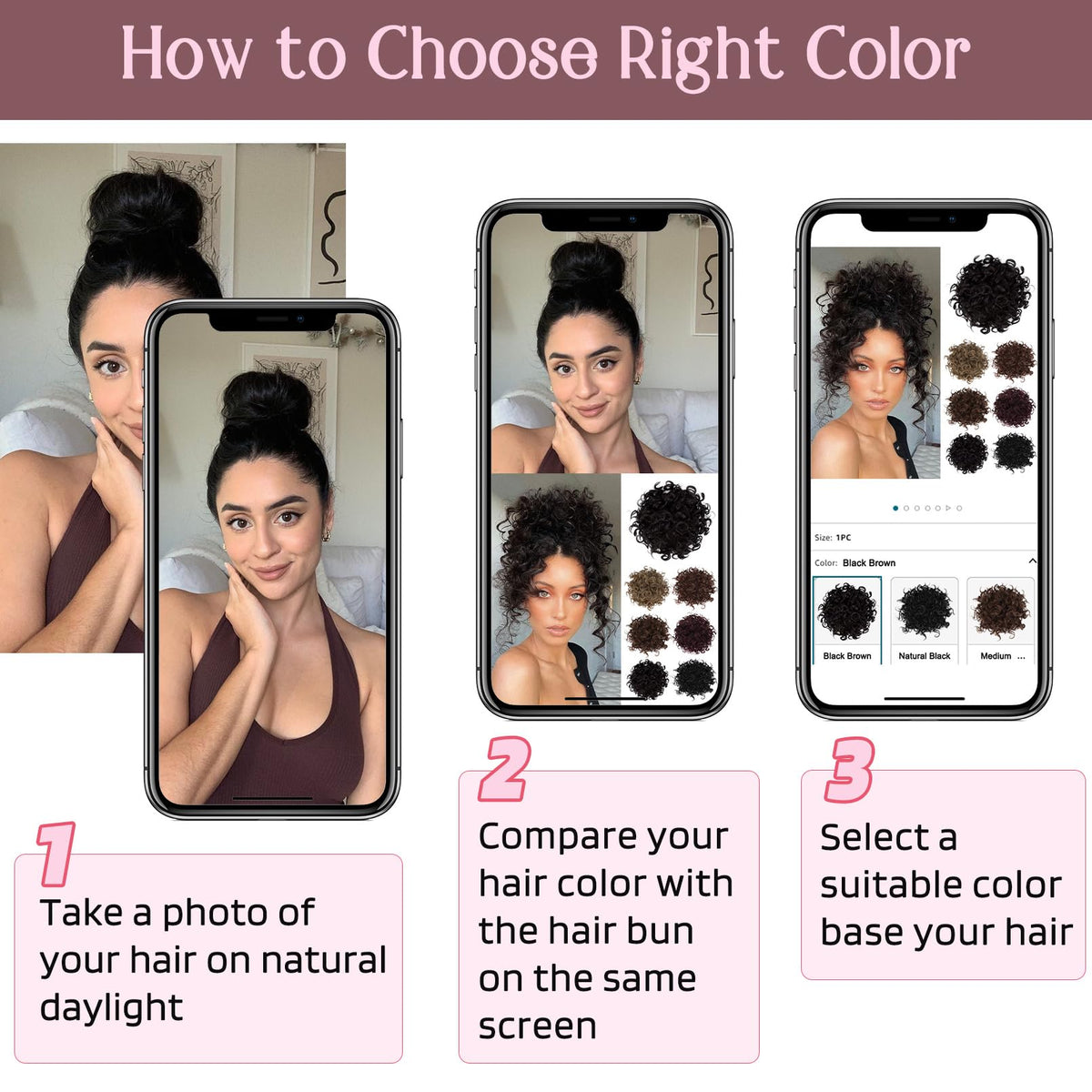 HOOJIH color-difference-note close-up reminds color may vary slightly from photos.