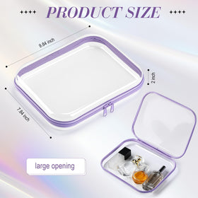 Hoolerry clear makeup bag for quick access on travel