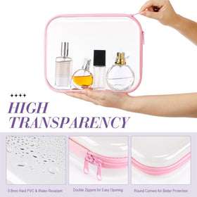 Hoolerry transparent storage box helps spot contents at a glance
