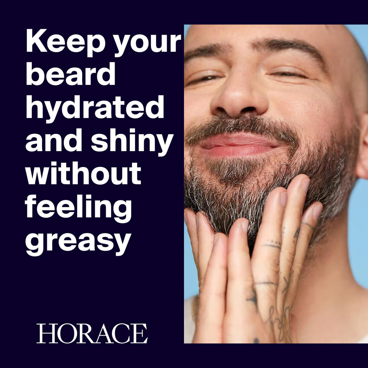 Horace Patchouli & Cedar beard oil drop releasing conditioning oil for soft beard.