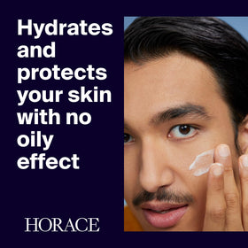 HORACE prickly pear hydration close-up highlights natural ingredients for daily moisture