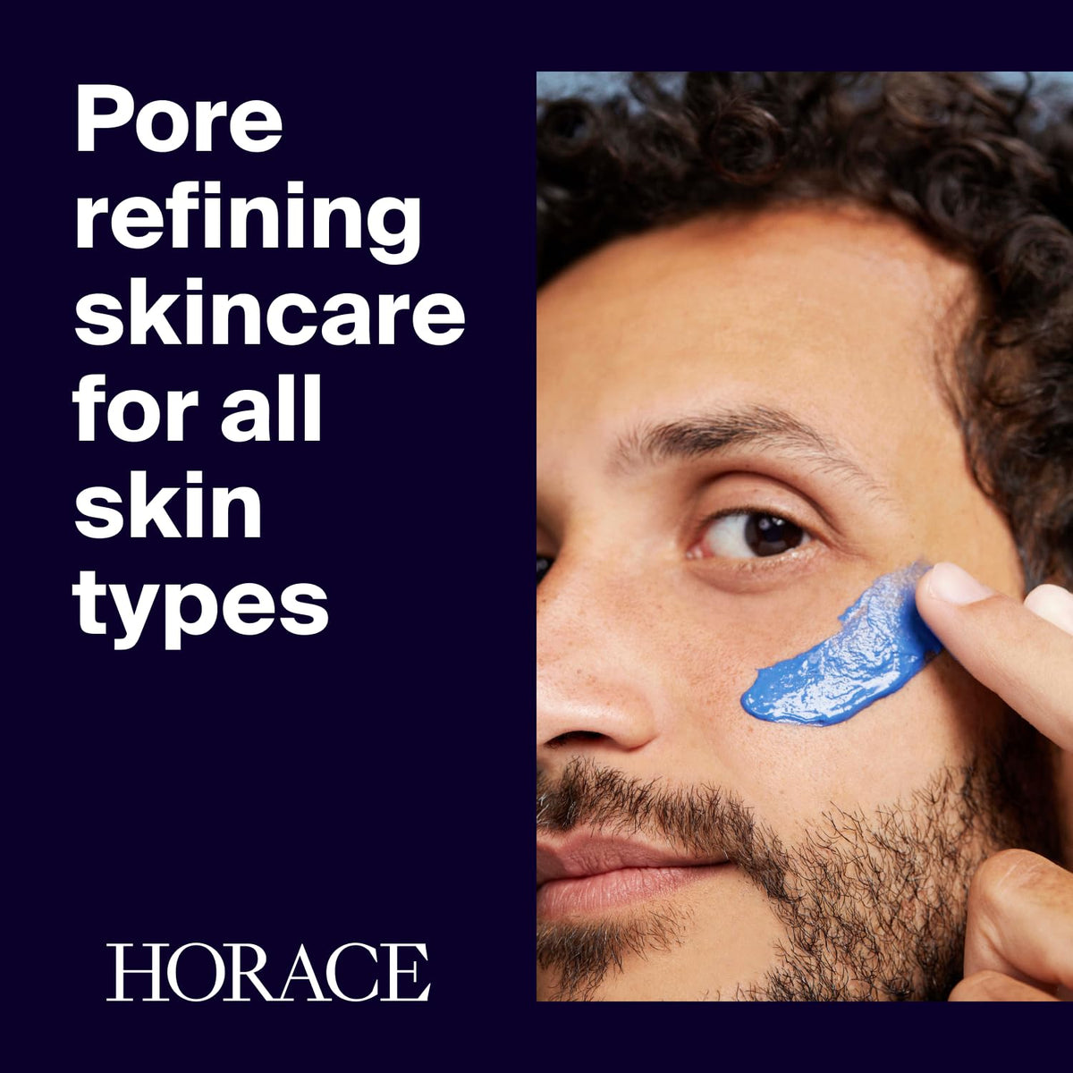 HORACE Purifying Face Mask blue everlasting flower unscented image for sensitive skin.