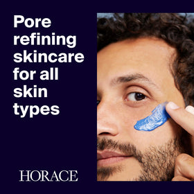 HORACE Purifying Face Mask blue everlasting flower unscented image for sensitive skin.
