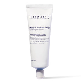 HORACE Purifying Face Mask with kaolin clay close-up for oil absorption and pore refinement.