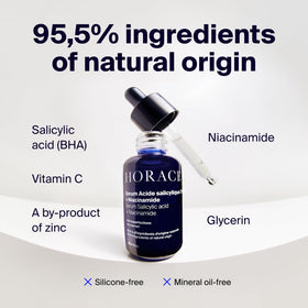 HORACE serum on hand ready for facial application