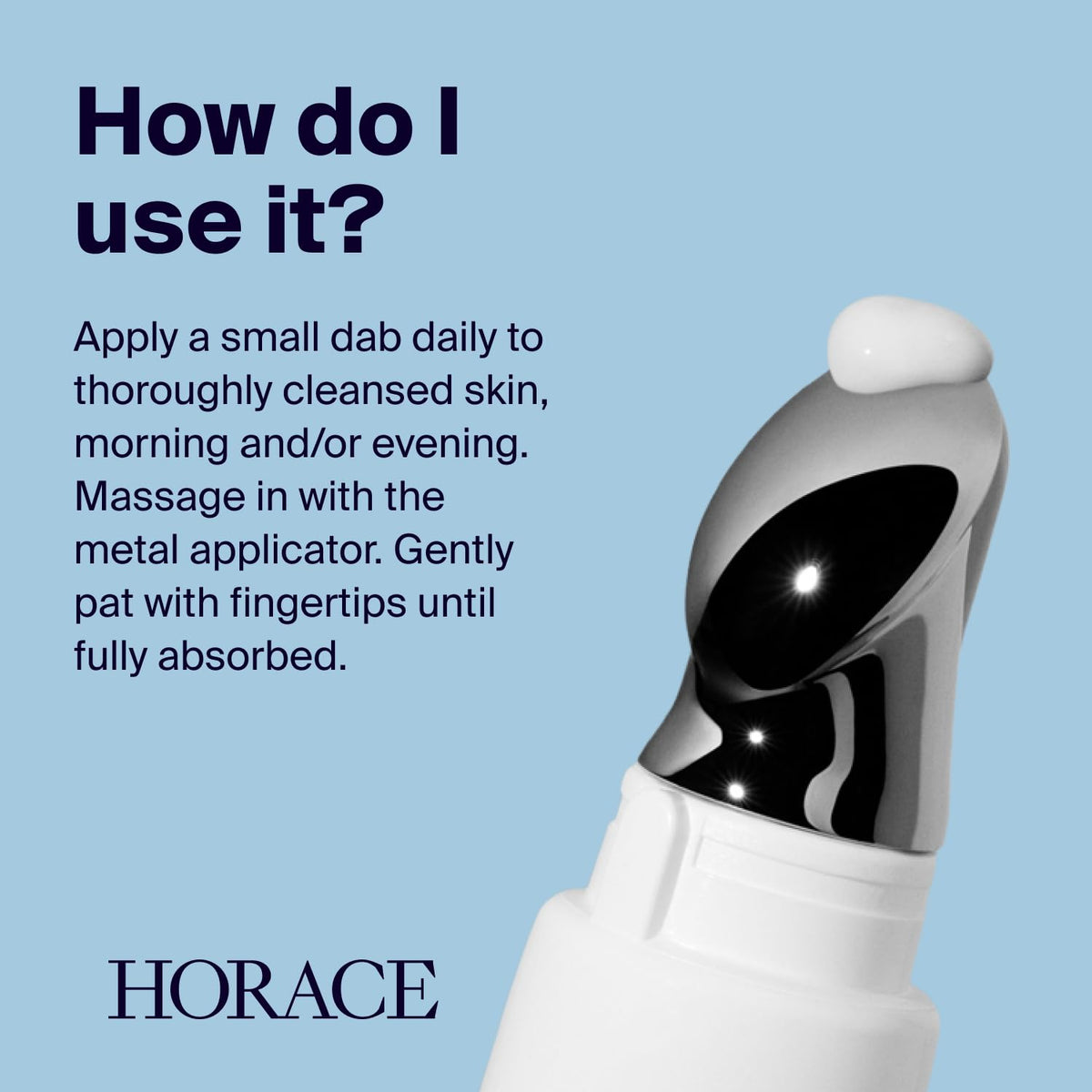HORACE unscented formula ideal for sensitive skin and all skin types