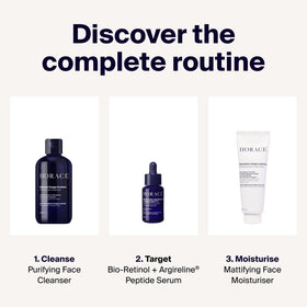 HORACE vegan skincare packaging emphasizing cruelty-free, clean beauty choices