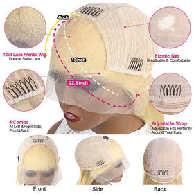 Hoscod Baby-hair lace front creates soft hairline and natural blending.