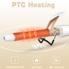 Hoson dual voltage travel curling iron for worldwide styling