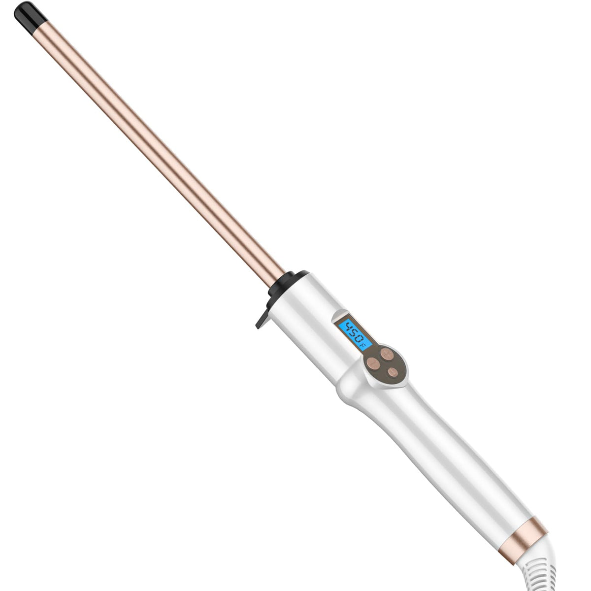 Hoson half-inch curling wand with long barrel for quick, even curls