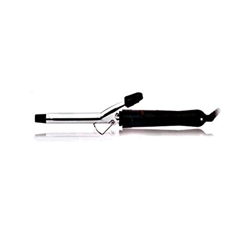 Hot and Hotter five-eighth-inch silver curling iron for smooth curls and versatile styling.