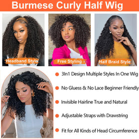 HOT STAR seamless hairline blends for natural look.