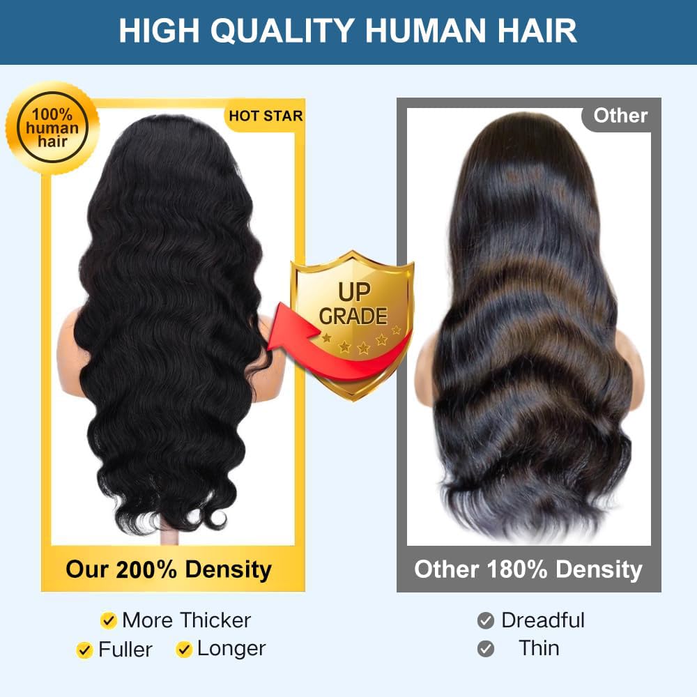 Soft, breathable 0.1 mm lace on HOT STAR wig