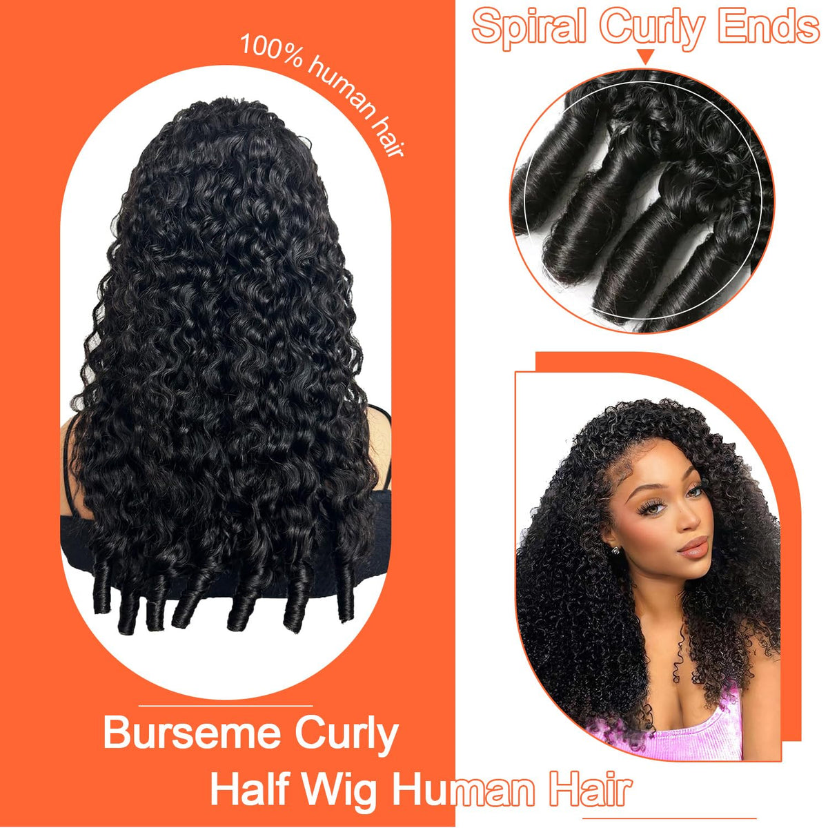 HOT STAR 3-in-1 styling: braids, flip-over, ponytail.